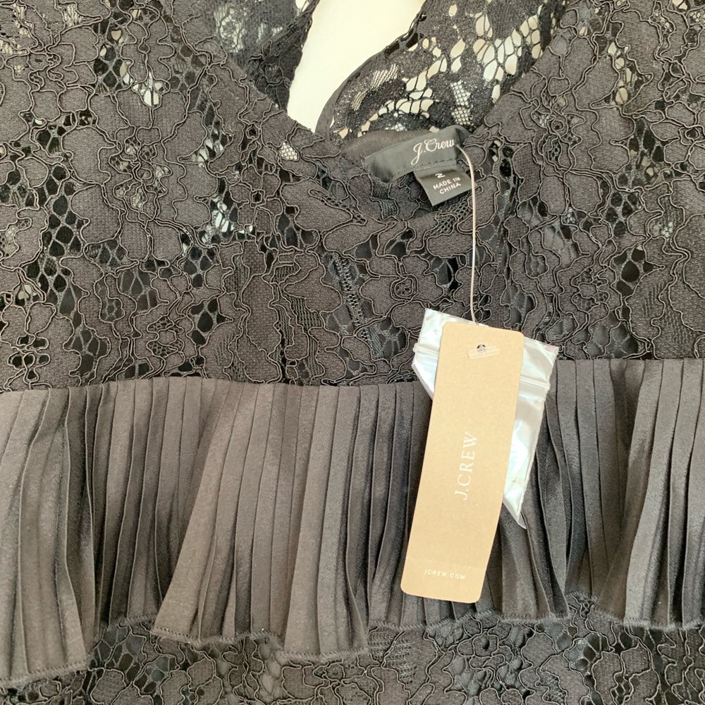 J. Crew Lace top with pleats - Picture 8 of 8